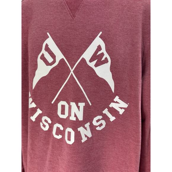 University Of Wisconsin Under Armour crewneck sweatshirt Loose Fit Men’s Small - Picture 2 of 9